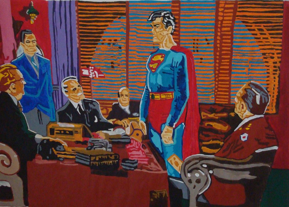 peinture captain america